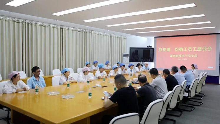 抓黨建、促穩(wěn)工”——炬神電子黨支部為企業(yè)穩(wěn)工獻(xiàn)計獻(xiàn)策