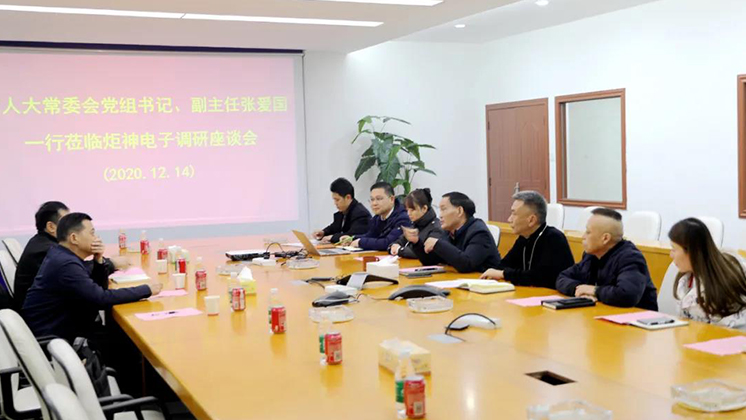 郴州市人大常委會黨組書記、副主任張愛國到炬神電子調(diào)研安全生產(chǎn)工作