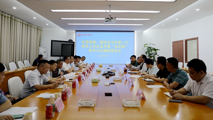 市委常委、副市長馬天毅調研炬神電子：全力支持企業(yè)上市